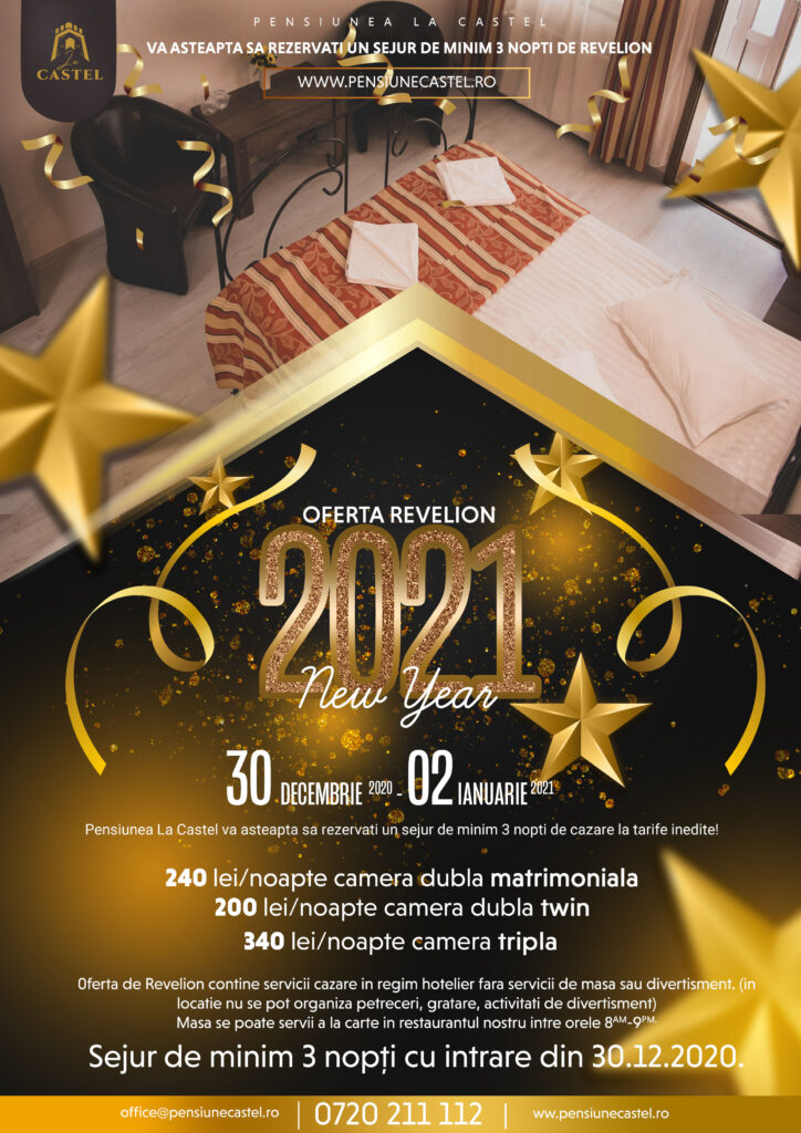 oferte revelion Brasov, revelion 2020-2021, revelion 2021 Brasov, cazare Brasov de Revelion